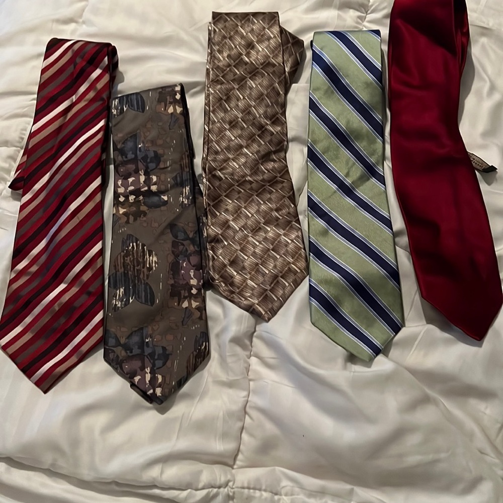 Silk Ties Bundle of 5 ties